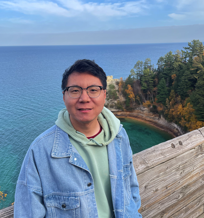 Me in Upper Peninsula of Michigan in 2024 Fall (Credit: Jinhui Wang)